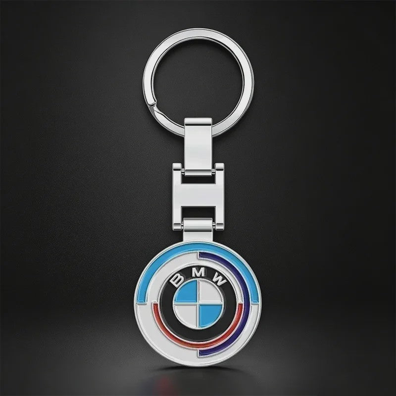 Metalen 3D BMW Autosleutelhanger Ring met Embleem - Auto Accessoires