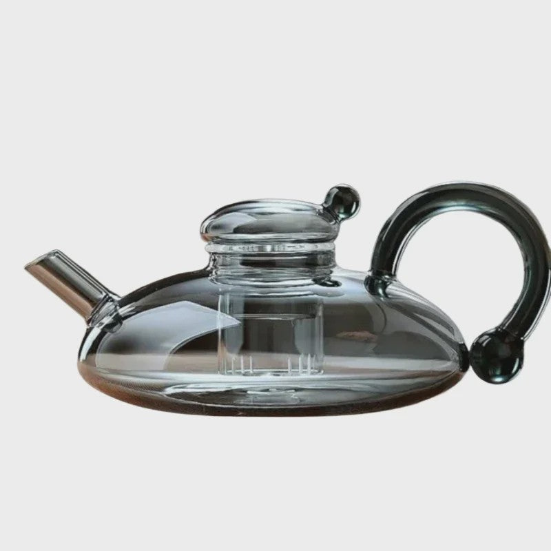 Luxe Glazen Theepot Set - Britse Stijl, Hittebestendig & Gezond