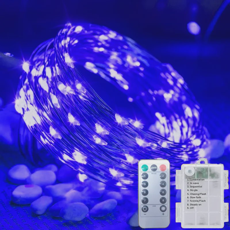 Waterdichte Batterij Sfeerverlichting met Afstandsbediening - 8 Modi voor Kerst, Feest & Decoratie
