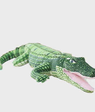 Reusachtige Pluche Krokodil Knuffel - 105-195cm - Levensechte Alligator Speelgoed & Kussen