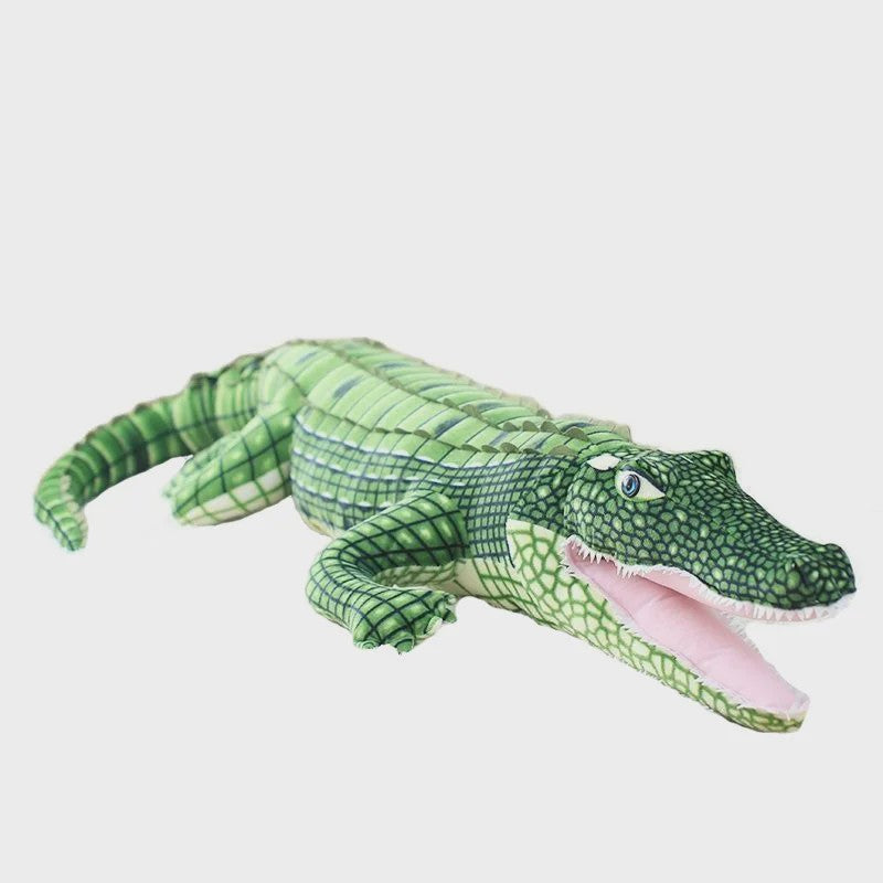 Reusachtige Pluche Krokodil Knuffel - 105-195cm - Levensechte Alligator Speelgoed & Kussen