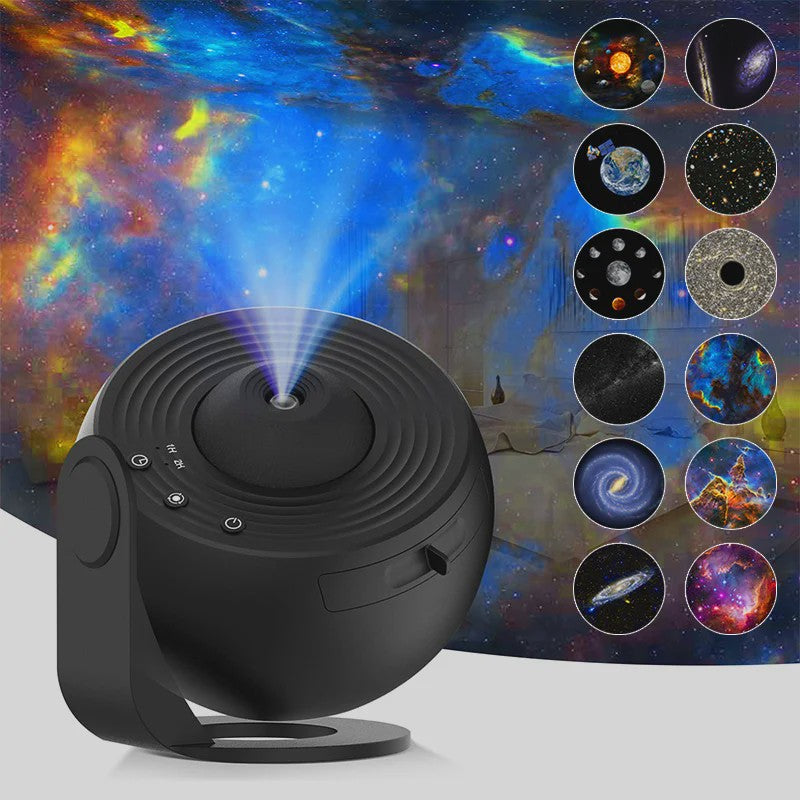 Galaxy Projector Sterrenhemel Lamp - 360° Draaibaar Planetarium voor Kinderkamer & Feestelijke Decoratie