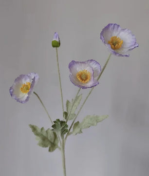 Zijden Papavers Kunstbloemen - Lange Stelen voor Decoratie