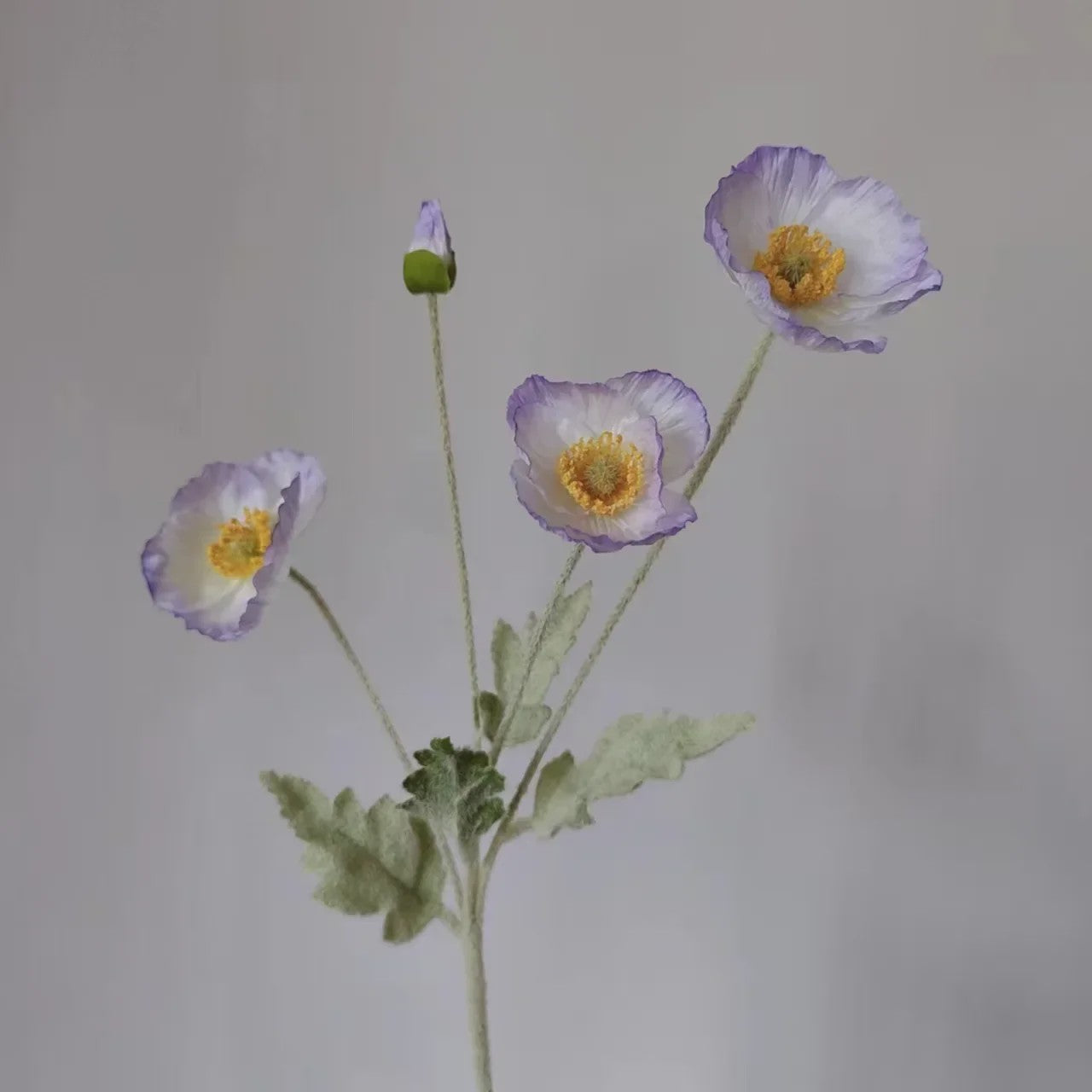 Zijden Papavers Kunstbloemen - Lange Stelen voor Decoratie