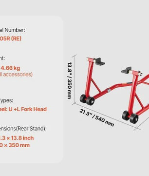 Motorlift Set: Voor- en Achterbrug Stand (850lbs) - Universeel