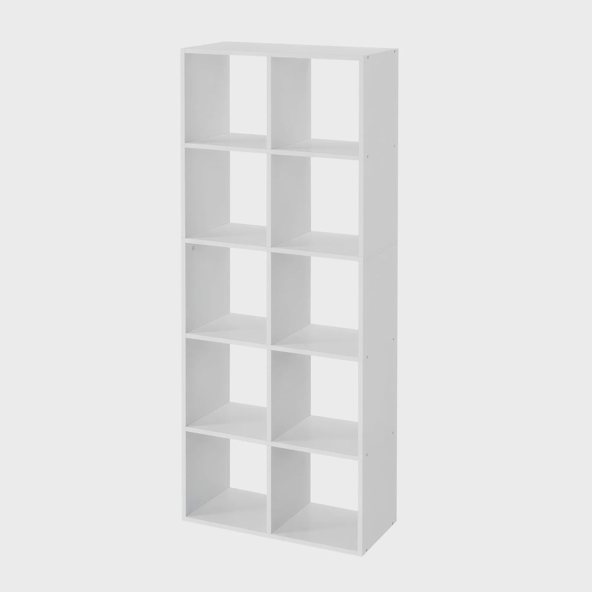 Boekenkast met 10 Vakken - Scandinavische Stijl - Woonkamer, Kantoor, Slaapkamer - Staande Opbergkast
