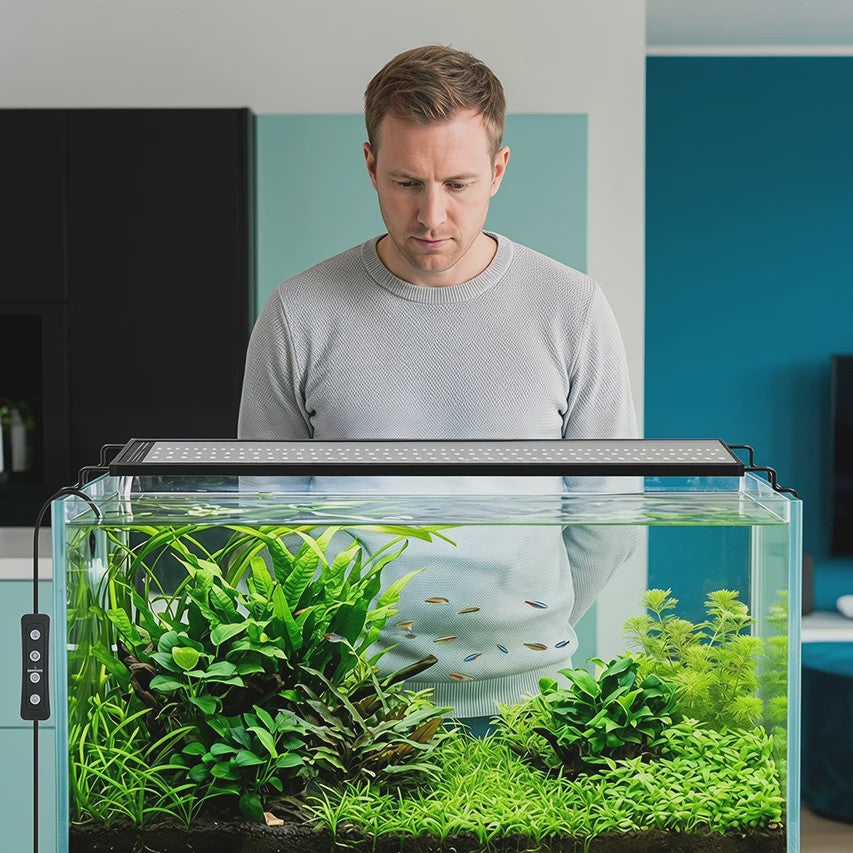 Intelligente LED Aquarium Verlichting met APP Control - Waterdicht IP68, Kleur & Helderheid Instelbaar