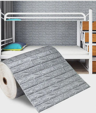 3D Baksteen Behang - Zelfklevend, Waterdicht & Makkelijk Aan te Brengen (70cm x 1m)