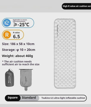 Naturehike R6.5 Opblaasbaar Slaapmatje - Ultralicht & Warm voor Extreme Kou
