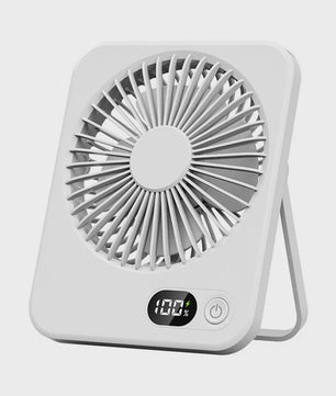 Mini Draagbare USB Ventilator met Powerbank Functie - Koeling voor Onderweg & Bureau