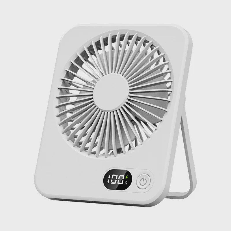 Mini Draagbare USB Ventilator met Powerbank Functie - Koeling voor Onderweg & Bureau