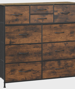 Industriële Ladekast met Metalen Frame - Stijlvolle Opbergkast voor Woonkamer, Slaapkamer of Hal