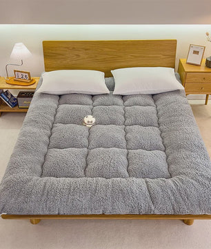 Luxe Lamsvel Matras Topper - Extra Zacht & Warm - Geschikt voor Slaapzaal & Thuis