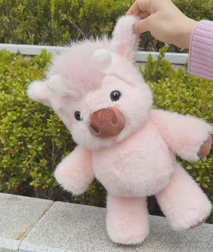 Schattige Highland Koe Pluche Knuffel - Zacht & Knuffelbaar Cadeau