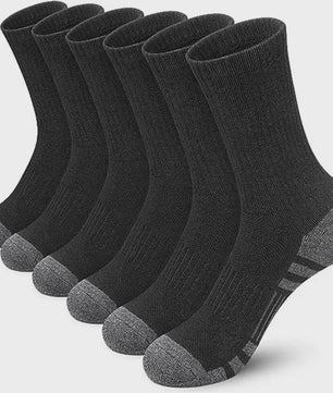 Heren Sportsokken 6/12 Paar - Comfortabel, Ademend & Duurzaam voor Outdoor, Gym & Voetbal