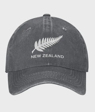 New Zealand All Blacks Unisex Baseball Cap - Vintage Denim Rugby Pet