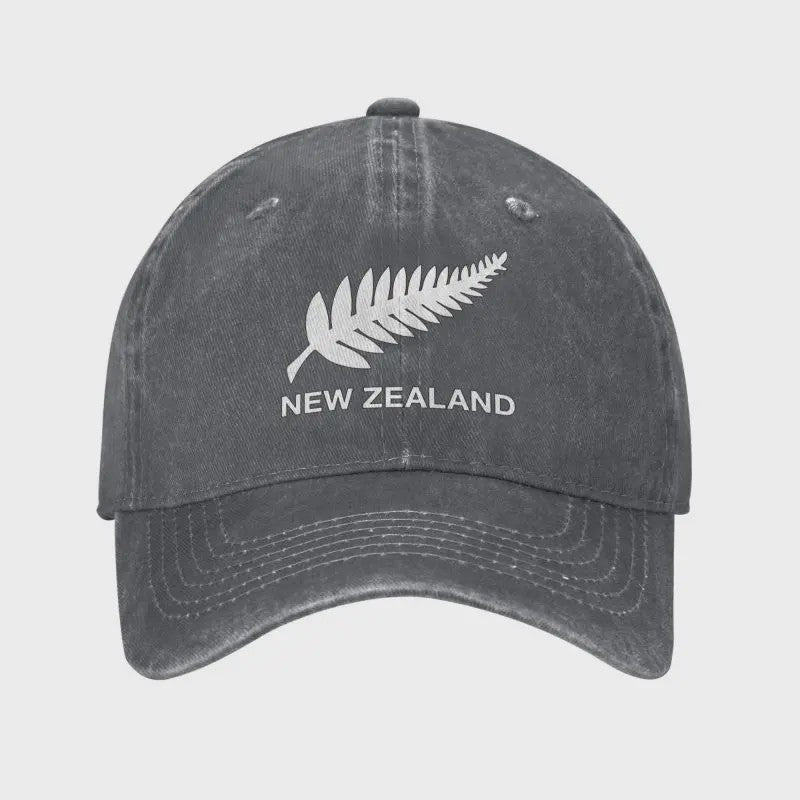 New Zealand All Blacks Unisex Baseball Cap - Vintage Denim Rugby Pet