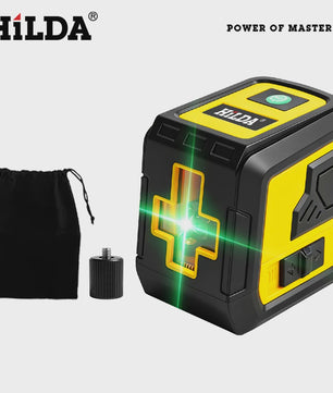HILDA Laser Waterpas 2 Lijnen Groen Zelfnivellerend Draagbaar met Magneet
