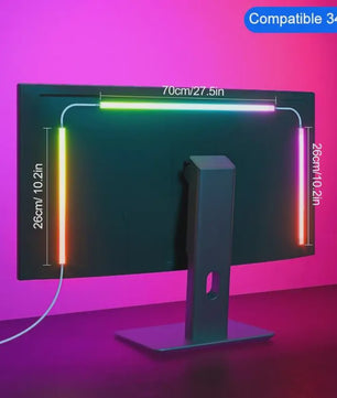 RGBIC LED Strip Verlichting voor Monitor (24-34 Inch) - APP & Muziek Sync
