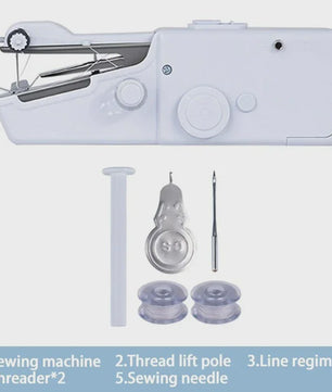 Draagbare Mini Naaimachine - Snel Kleding Repareren & DIY Projecten