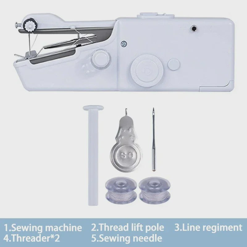 Draagbare Mini Naaimachine - Snel Kleding Repareren & DIY Projecten