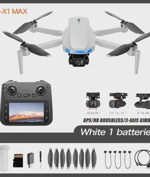 S-X1 MAX Professionele Drone met 4K Camera, 3-Assige Gimbal en GPS