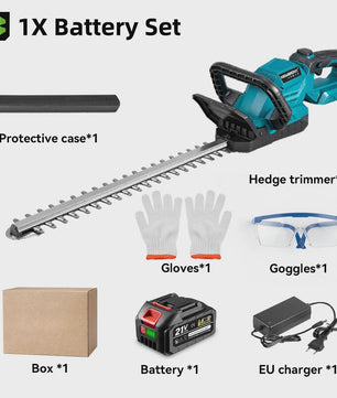 Elektrische Heggenschaar met 180° Verstelbare Handgreep - Compatibel met Makita Accu