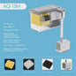 Transparante Acryl Hangfilter met Meerfasen Filtratie & Waterval Uitlaat - Compact & Ruimtebesparend