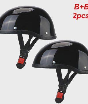 Retro Vintage Motorhelm Unisex - Lichtgewicht Half Face Fietshelm