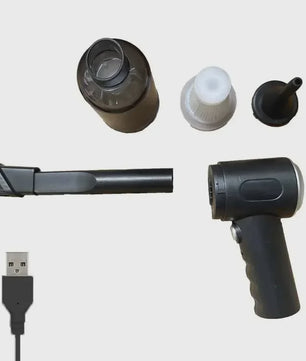 Draadloze Auto Stofzuiger 9000Pa - Krachtige Mini Stofzuiger, USB Oplaadbaar, Nat & Droog Gebruik