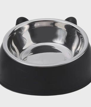 Verhoogde RVS Kattenbak & Voerbak - Kantelbaar Design voor Puppy, Kitten & Hond