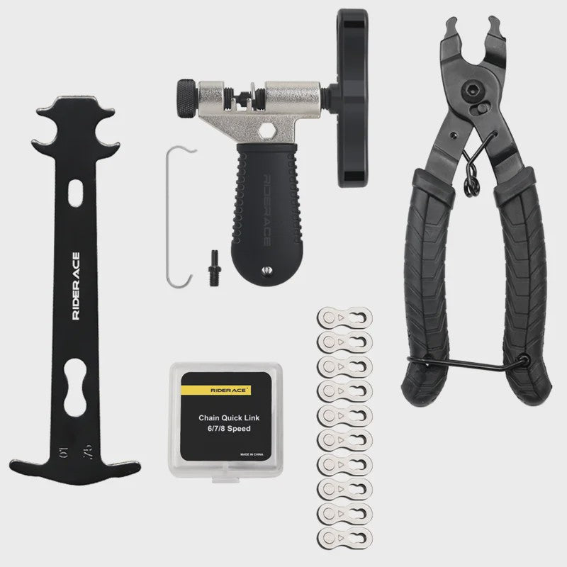 Fiets Kettingpons & Reparatie Tool Kit - 6-12 Speed Kettingen