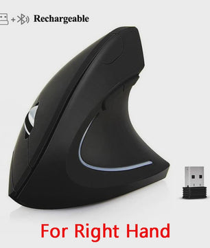Ergonomische Verticale Draadloze Muis - Oplaadbaar & Draagbaar voor PC/Laptop