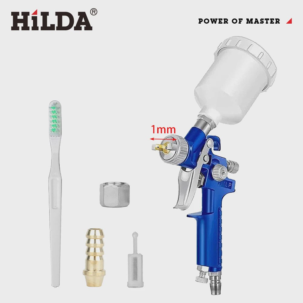 HILDA H2000 HVLP Mini Verfspuitpistool - Compact & Efficiënt