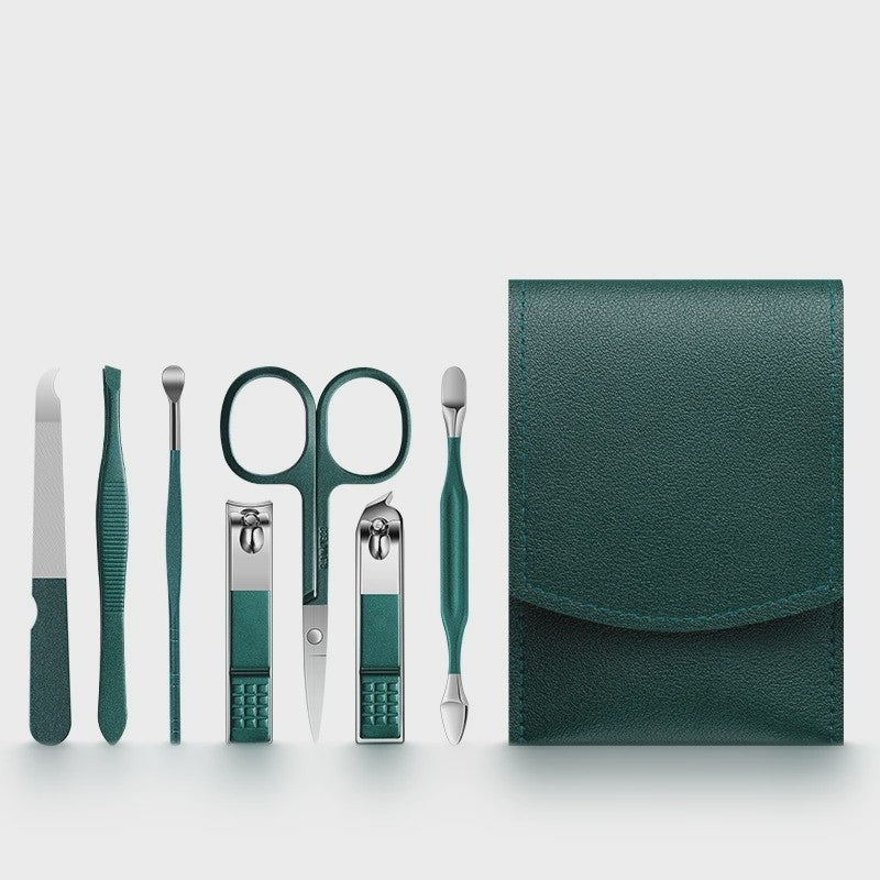 Luxe 7-delige Manicure & Pedicure Set - Draagbare Nagelknipper Kit voor Persoonlijke Verzorging