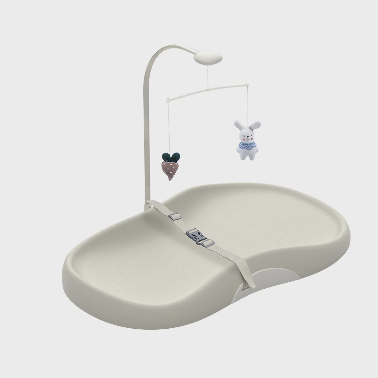 Comfortabele Baby Verschoonmat met Anti-slip, Makkelijk Reinigbaar & Speelboog