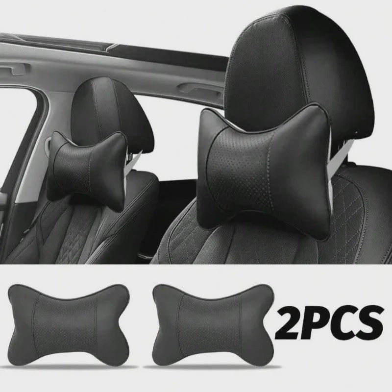 Comfortabele Neksteun Auto Hoofdsteun Kussen - Ademend Mesh Ontwerp
