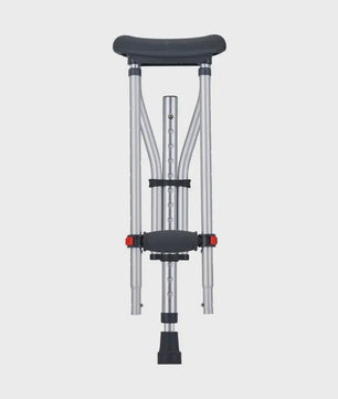 Set van 2 Verstelbare Aluminium Okselkrukken met Zachte Pads - Ideaal voor Volwassenen & Tieners na Blessure of Operatie