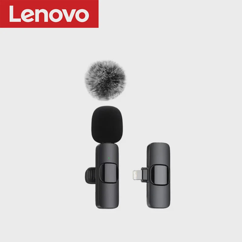 Draadloze Lavalier Microfoon - Mini Draagbaar voor iPhone & Android