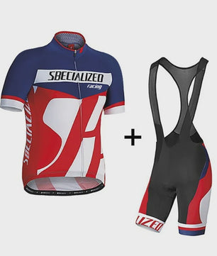 Pro Team Fietskleding Set: Zomer Wielershirt & Bib Shorts voor Racefiets en MTB