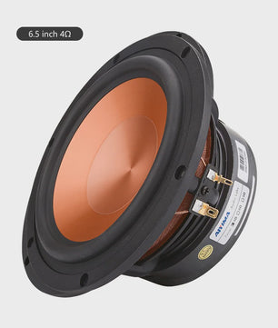 AIYIMA 6.5 inch HIFI Woofer Speaker - 100W Midrange Bass Loudspeaker voor Home Theater & DIY