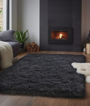 VIKAMA Pluche Vloerkleed - Zacht, Antislip & Decoratief voor Woonkamer, Kinderkamer & Badkamer