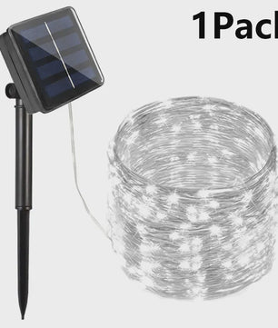 Solar LED Slinger Verlichting - Waterdicht & Sfeervol voor Tuin, Kerst & Feesten