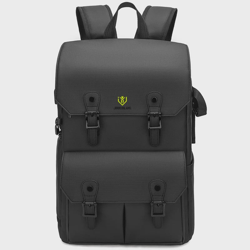 Waterdichte Fototas Rugzak - Retro Stijl, Grote Capaciteit voor Camera & Laptop