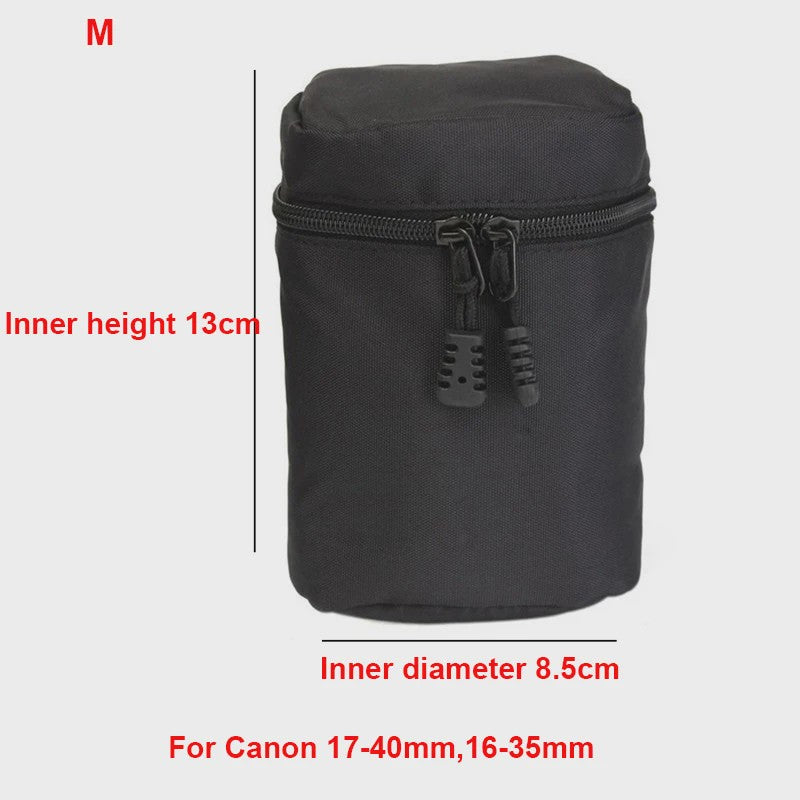 Draagbare Cameratas voor Lenzen - Beschermende Pouch voor DSLR/Mirrorless Camera Accessoires