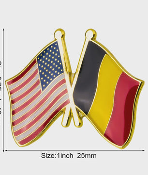 Belgische Vlag Speld - Stijlvolle Badge voor Kleding en Tassen
