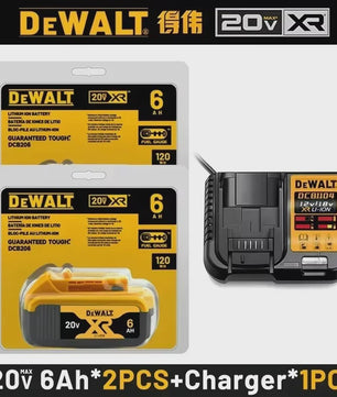 DeWalt 20V MAX XR 6.0Ah Lithium Accu - DCB206 - Snel Opladen