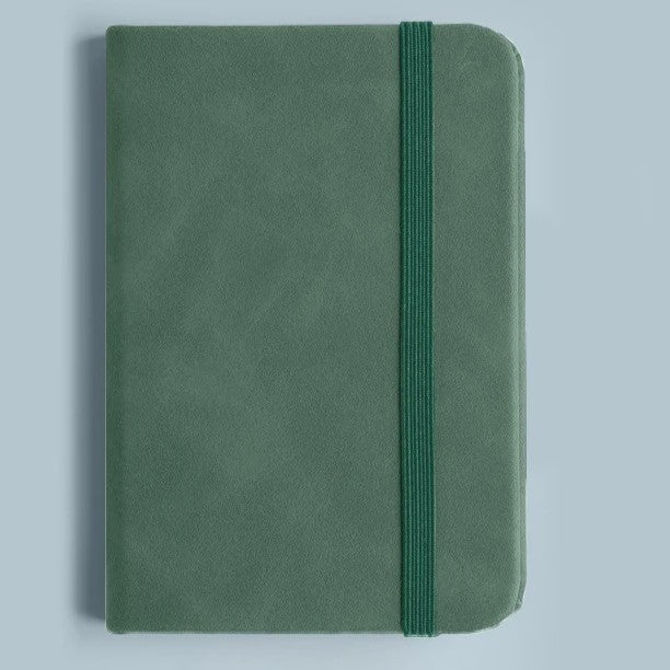 Compact A7 Notitieboekje met PU Cover - Mini Memo Pad voor Onderweg