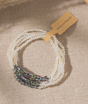 5-delige Bohemian Kralen & Parels Armbandenset voor Dames