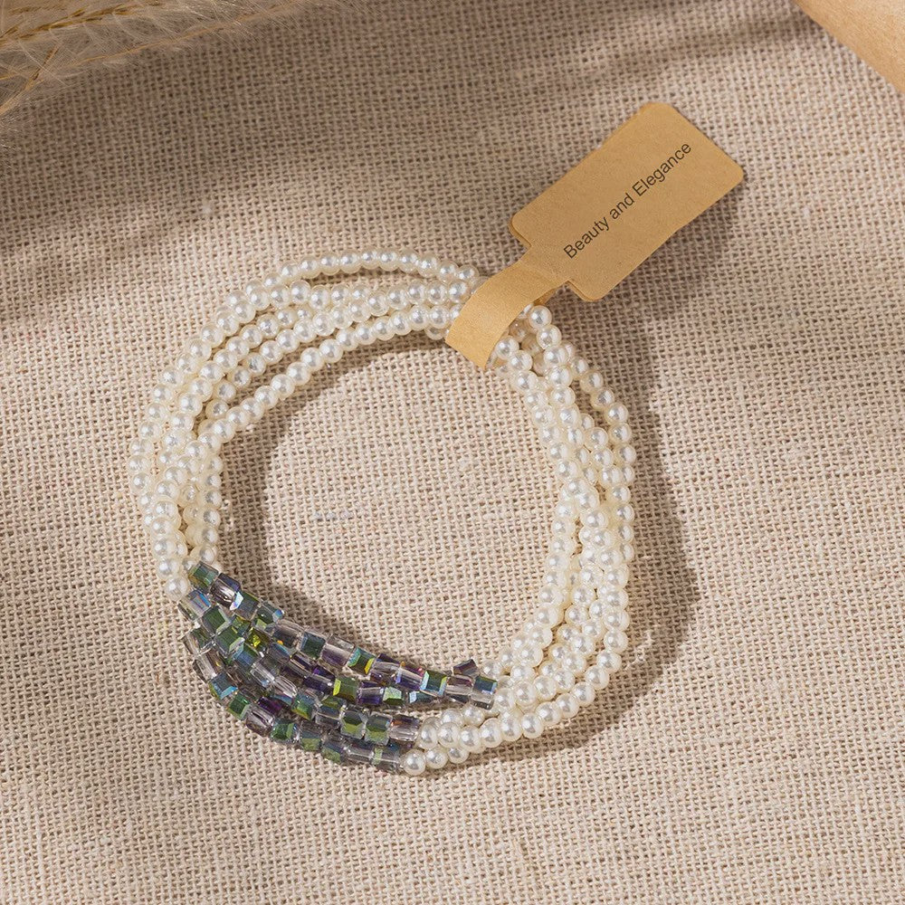 5-delige Bohemian Kralen & Parels Armbandenset voor Dames